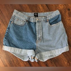 High wasted vintage denim shorts